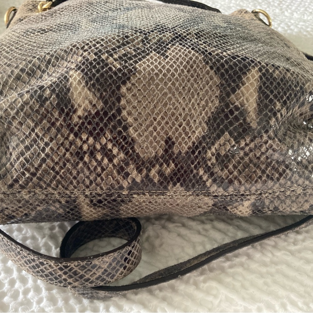 Gorgeous Michael Kors Python Leather Cross Body S… - image 3